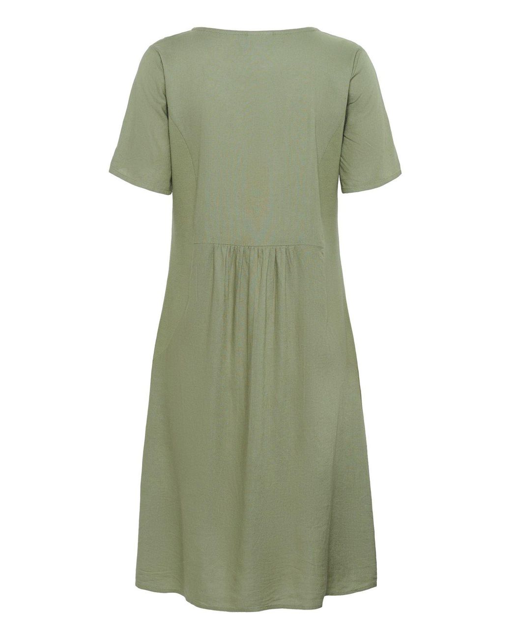 Kaffe Green Kamilia Short Sleeve Above Knee Dress