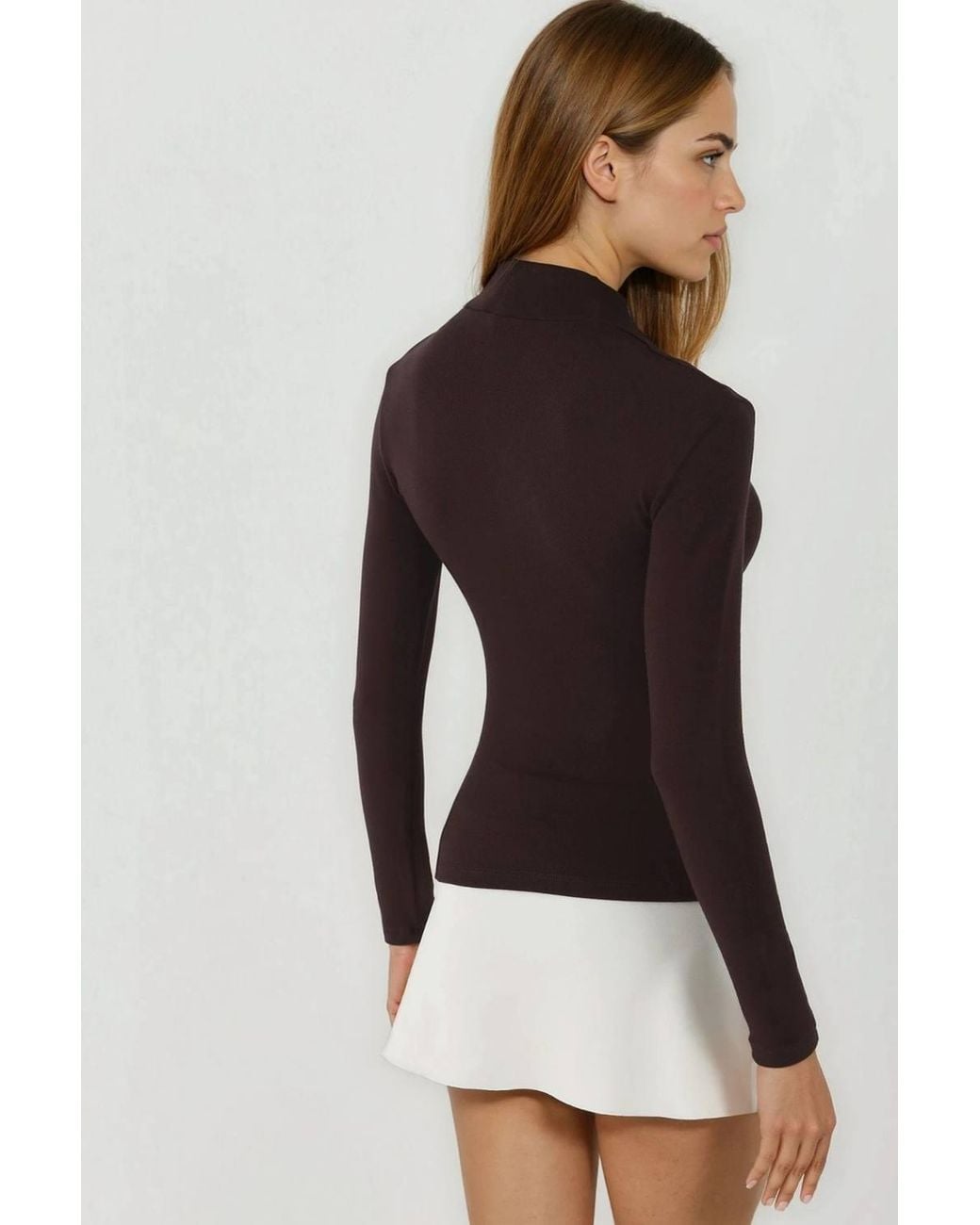 Hiccup Black Ultra Soft Touch Slim Fit Turtleneck Knitted Top