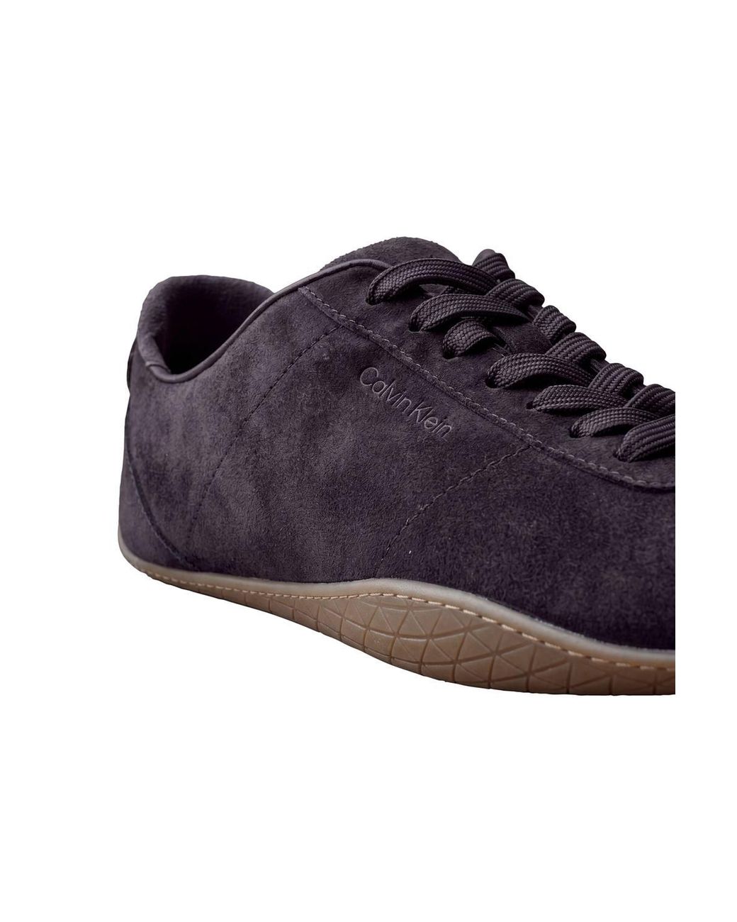 Calvin Klein Brown Ballet Trainer Laceup Fudge/Gum