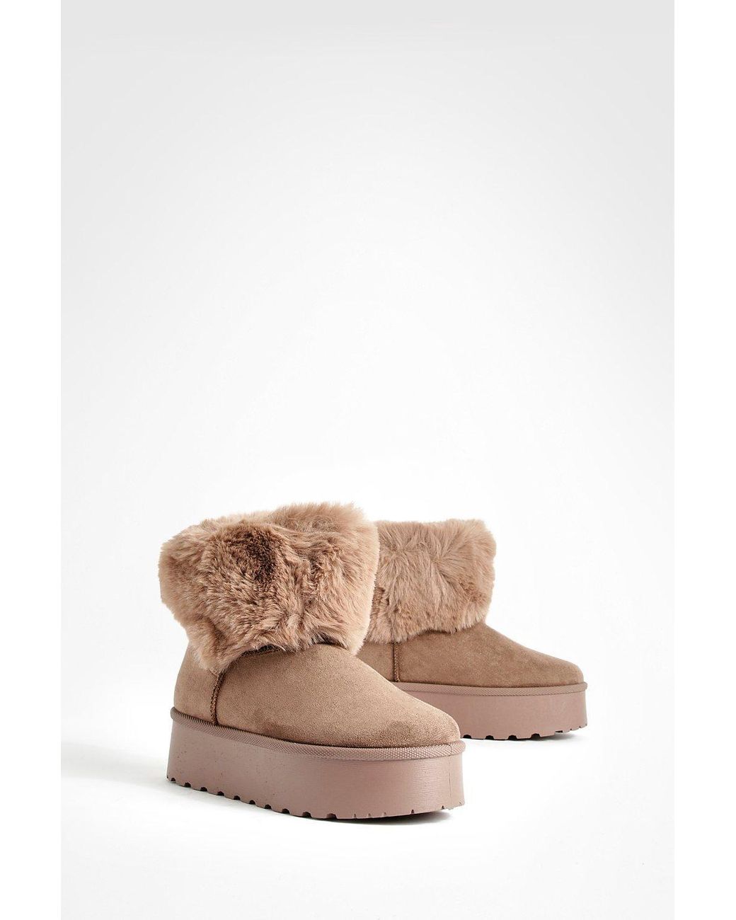 Debenhams fur lined boots discount