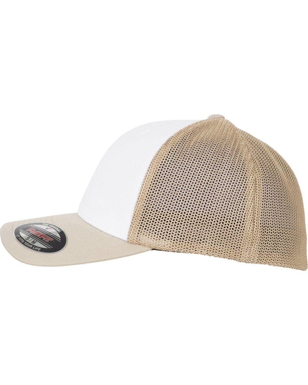 Flexfit Gray Coloured Front Mesh Trucker Cap