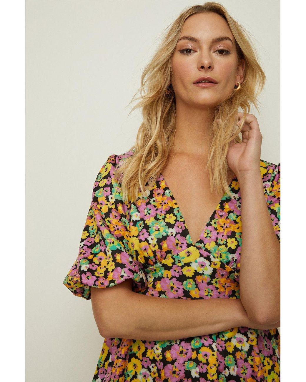 Oasis multi spot skater cheap dress