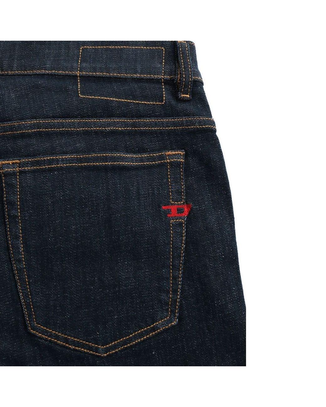 DIESEL Blue 1983 Denim Dark Skinny Jeans for men
