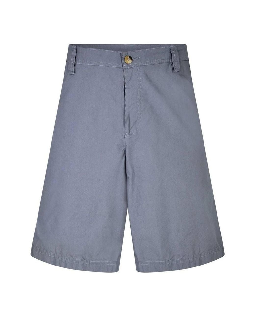 Columbia Blue Cotton Poplin Shorts for men