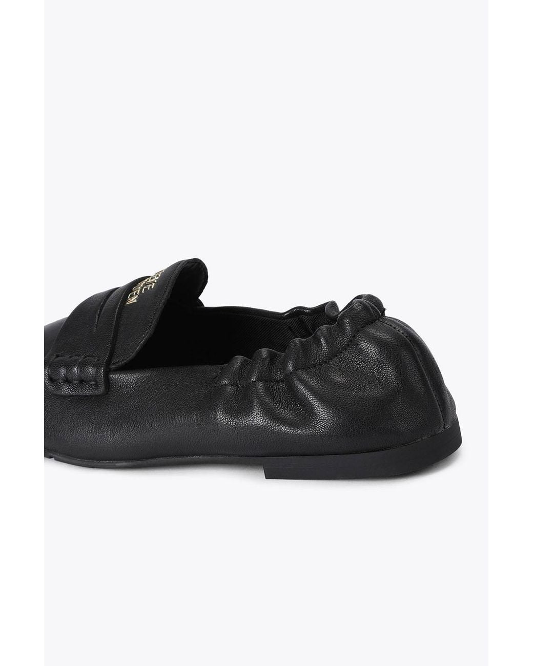 Steve Madden Black 'Newbury Leather' Leather Flats