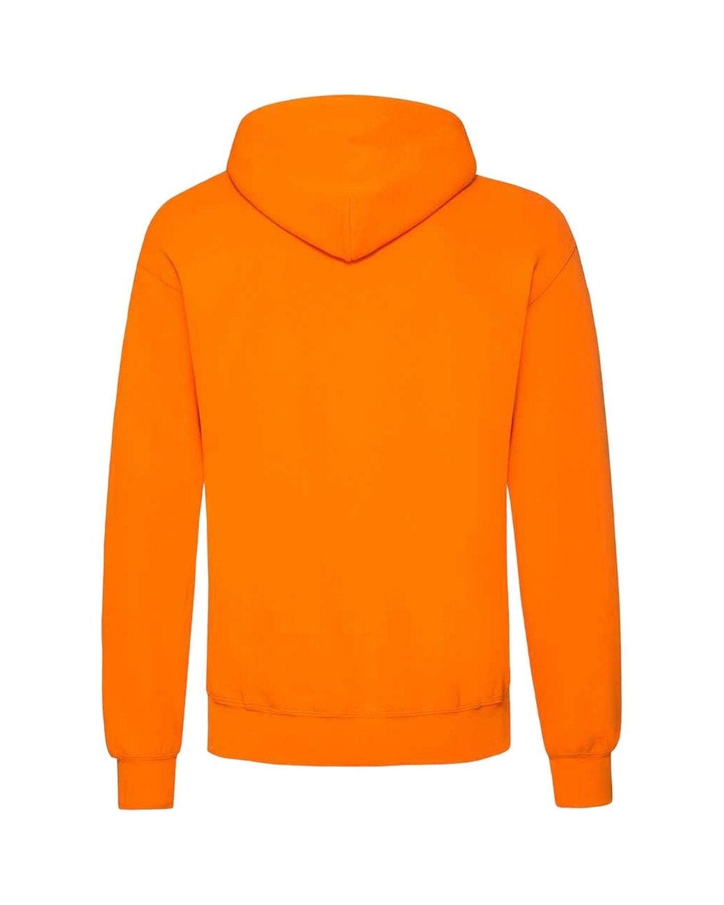 Fruit Of The Loom Orange Classic Hooded Sweatshirt for men