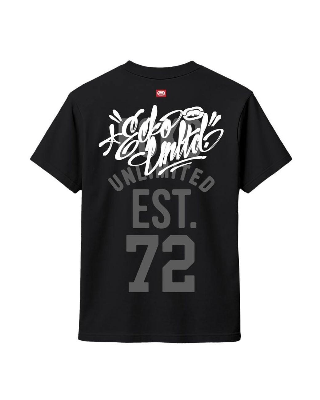 Ecko' Unltd Black Divisional Rounds T-Shirt for men