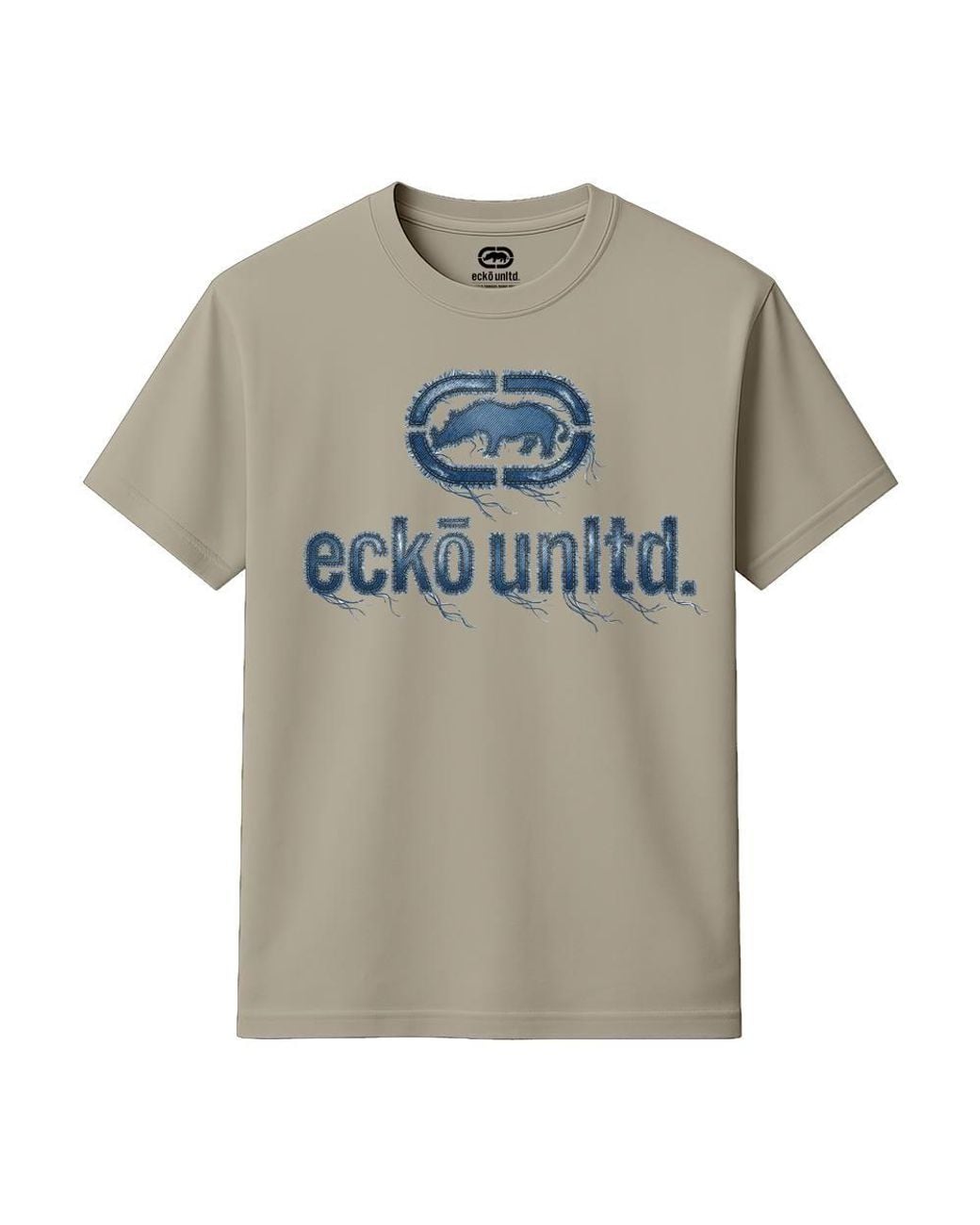 Ecko' Unltd Gray Denim T-Shirt for men