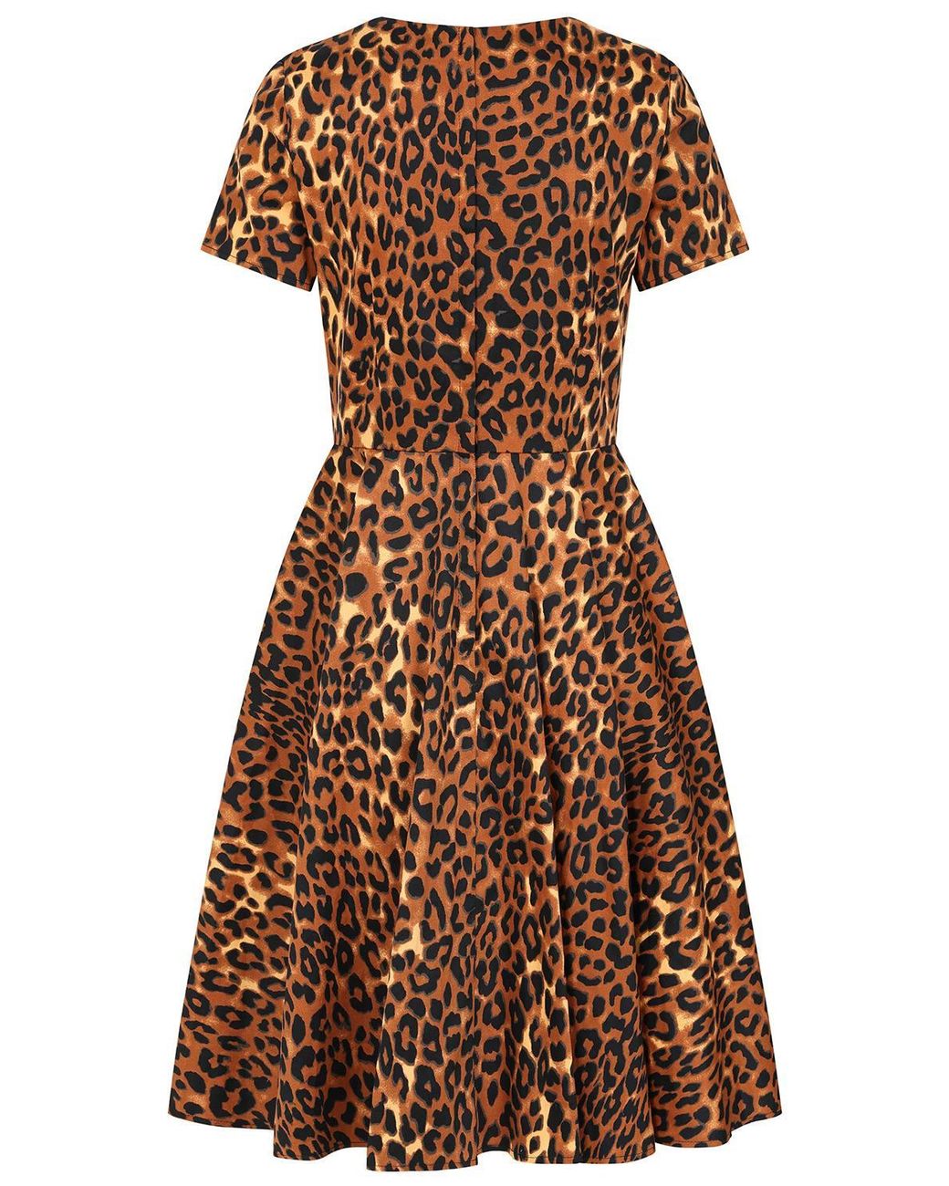 Banned Retro Blue Della Leopard Dress