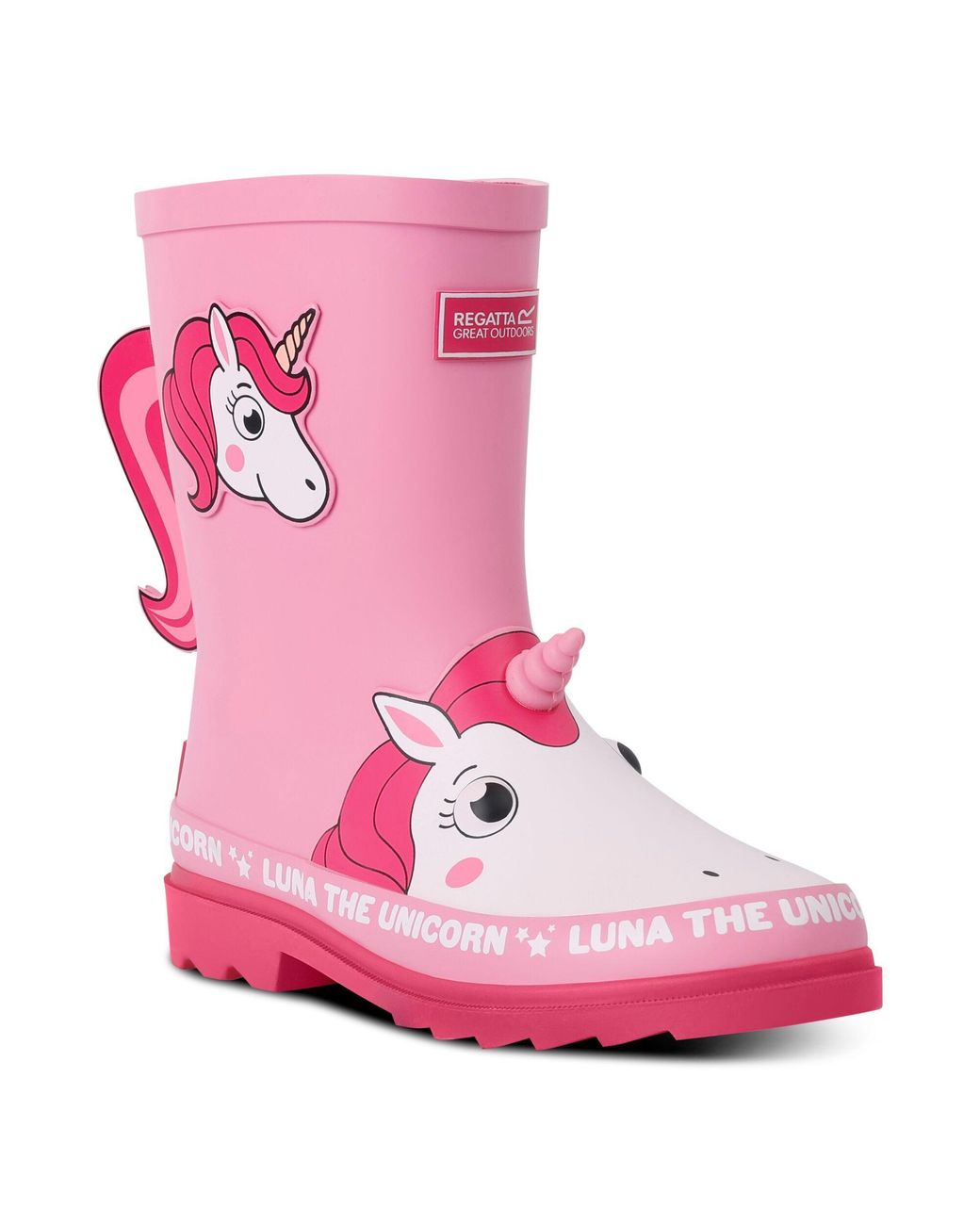 Regatta Pink Mudplay Ii Character Waterproof Wellies