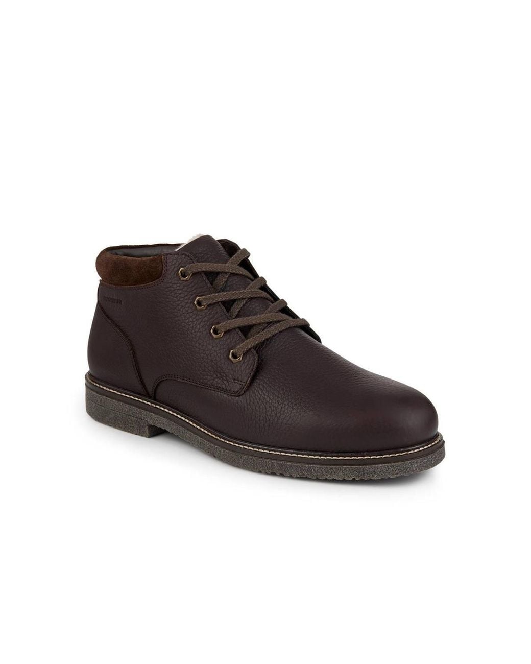 Jones Bootmaker Brown Halifax Waterproof Leather Ankle Boots for men