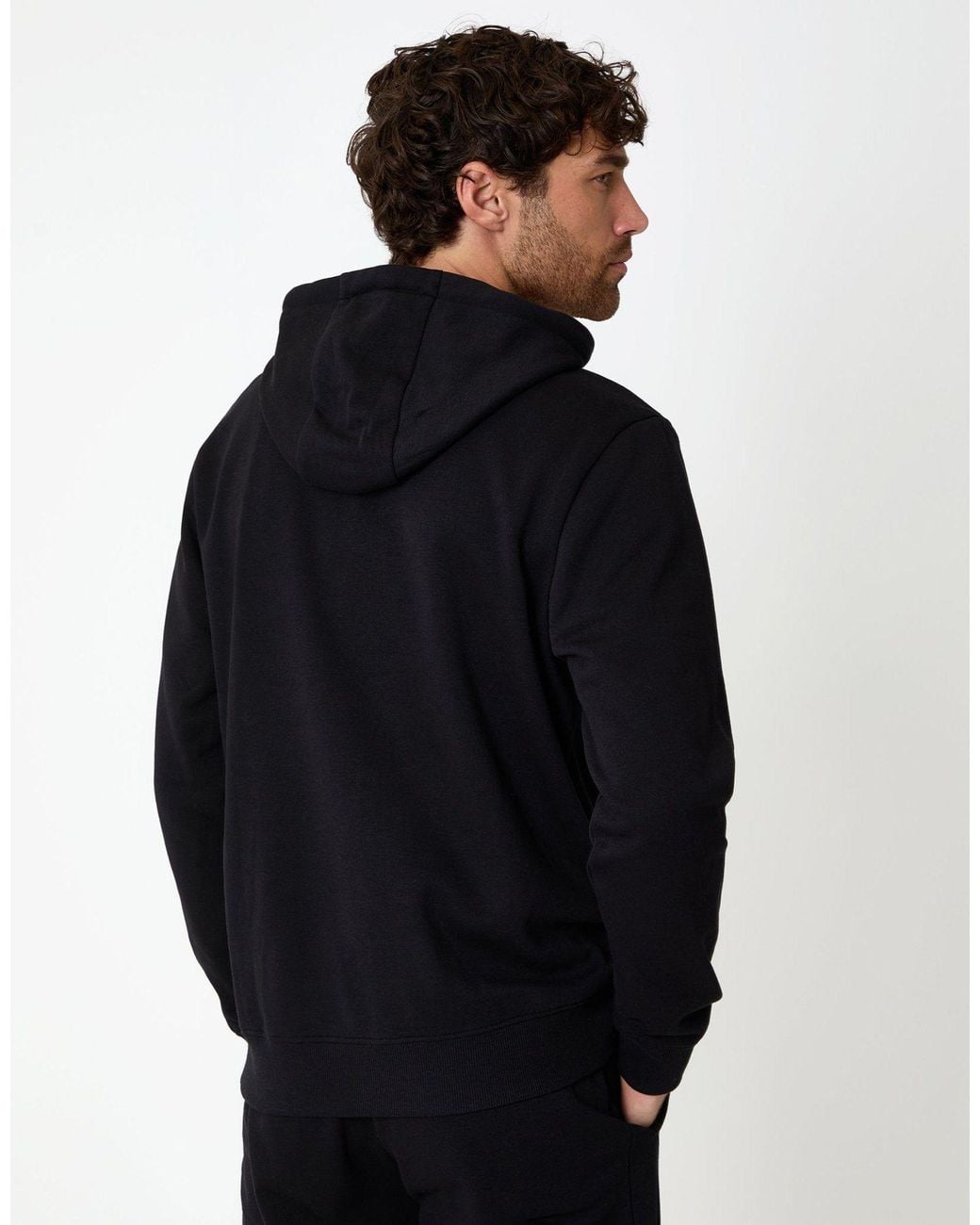 Threadbare Blue Cotton Blend 'Clementine' Hoody for men