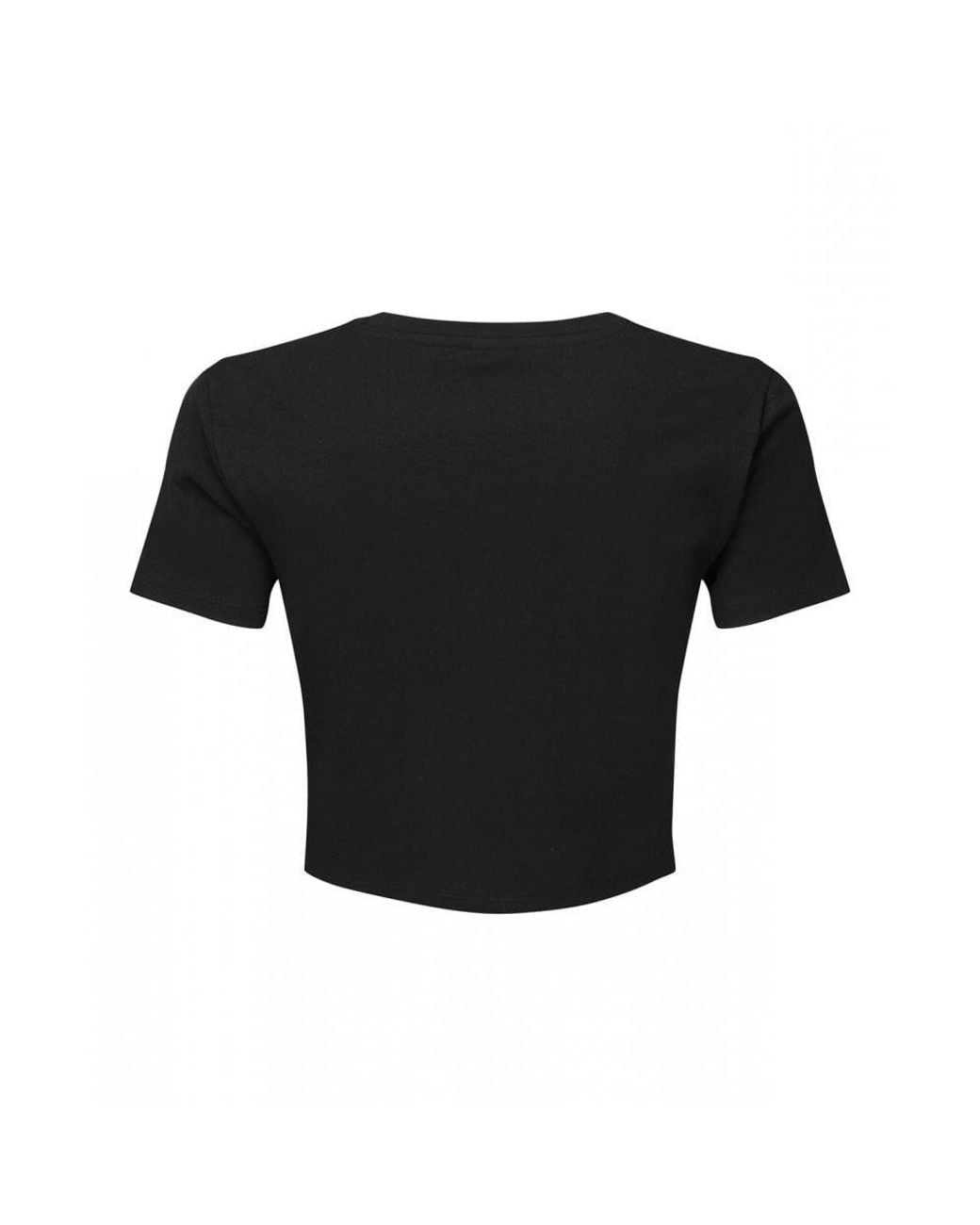 Tridri Black Twisted Crop Top