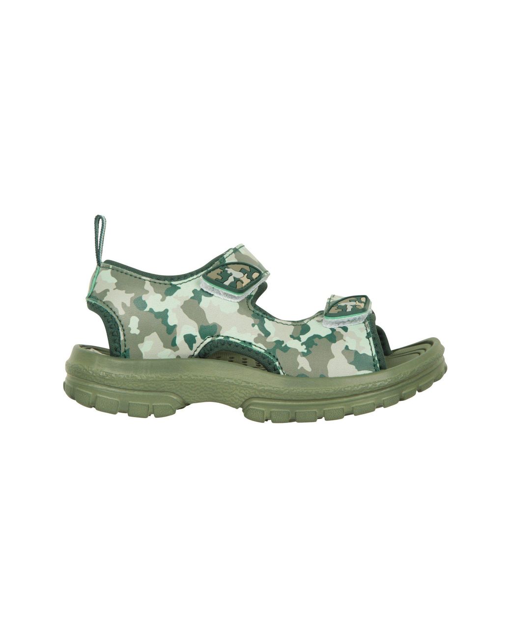 Mountain Warehouse Green 'Sand' Soft Lined Cushioned Lightweight Open Toe Touch Strap Sandals