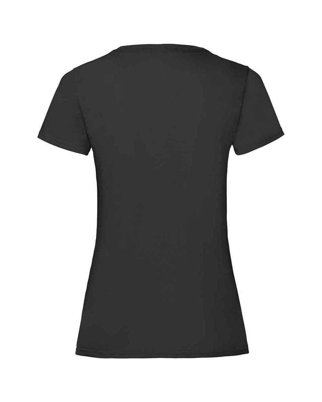 Fruit Of The Loom Black Valueweight Heather Lady Fit T-Shirt