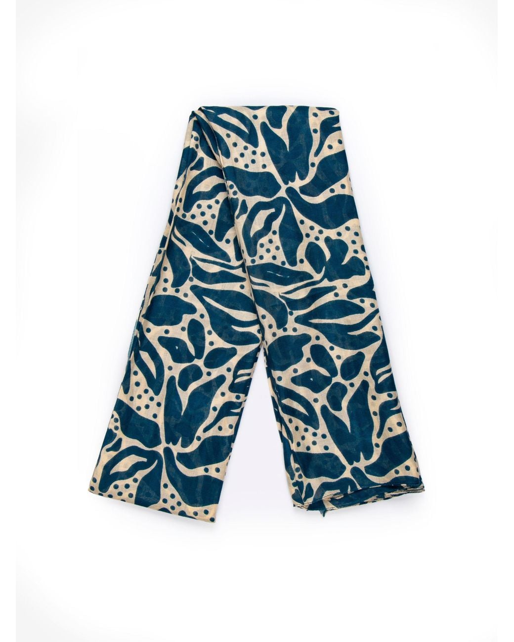 SARTA Blue Allie Lightweight Floral Scarf