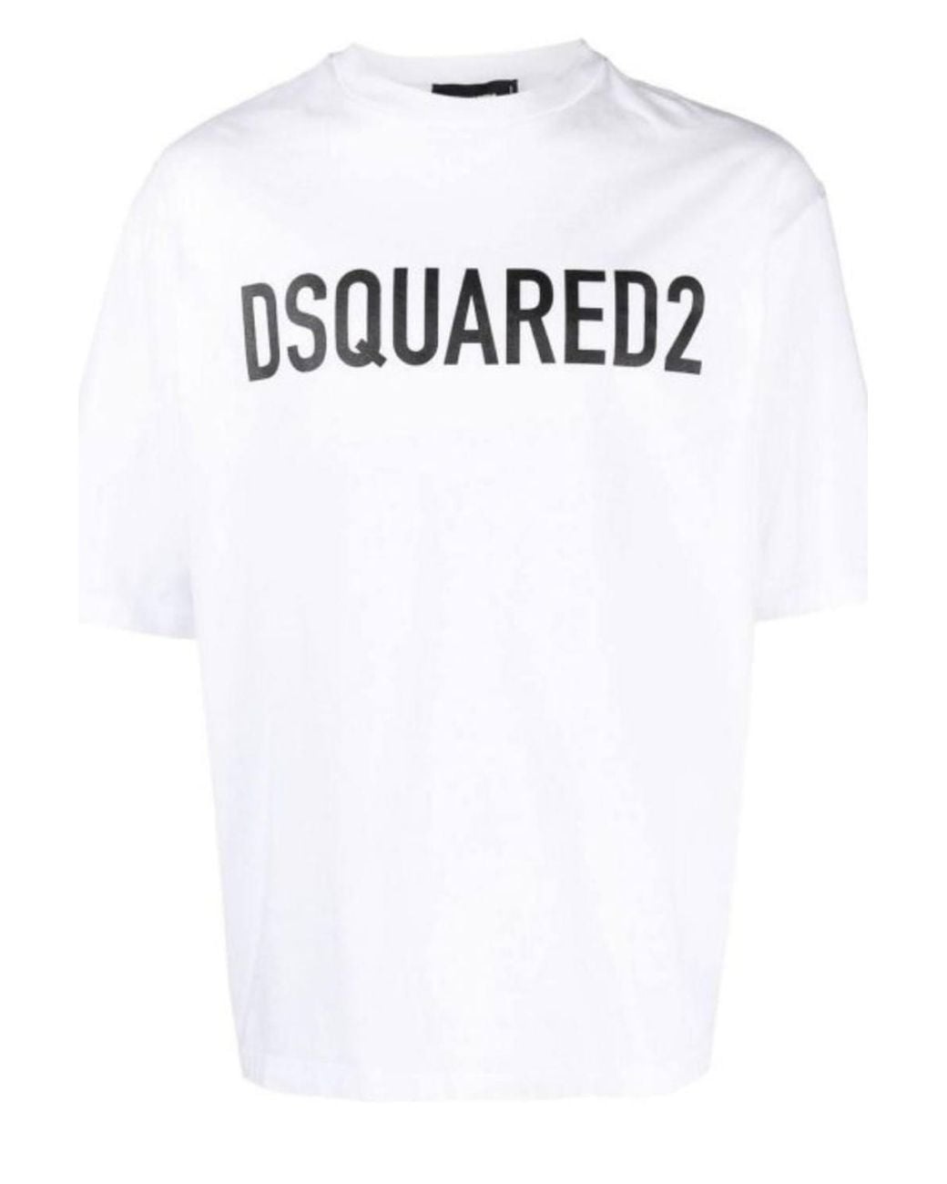 DSquared² Black Short Sleeve Round T-Shirt for men