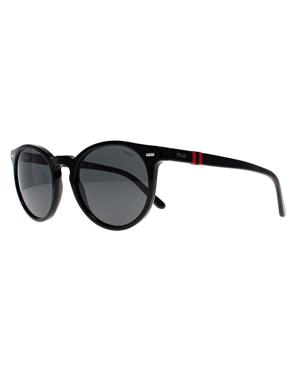 Polo Ralph Lauren Black Round Shiny Dark Ph4151 for men