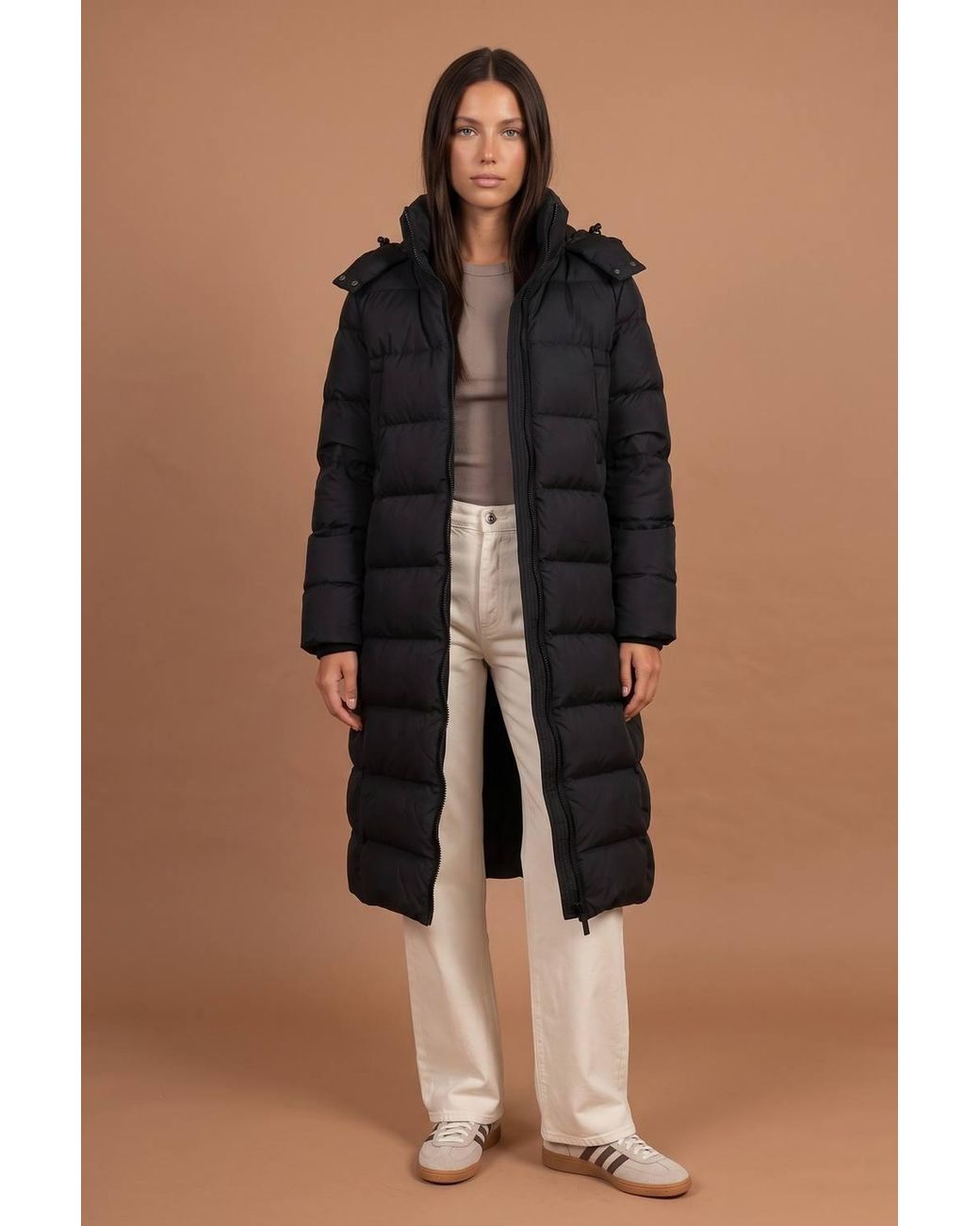 Urban Bliss Blue Seamless Puffer Jacket
