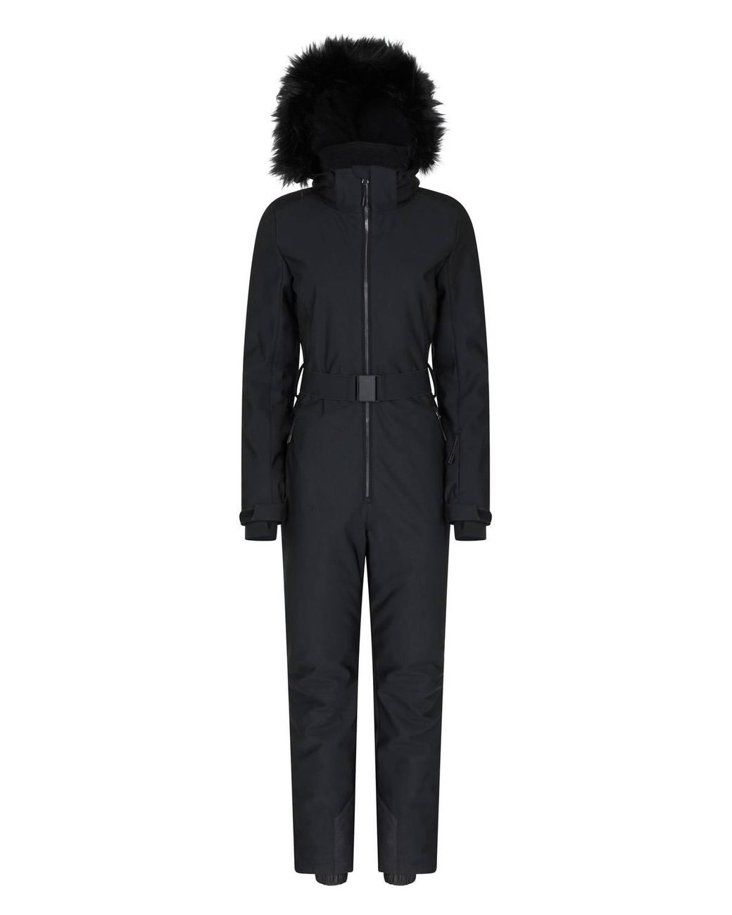 Mountain Warehouse Blue 'Swiss' Insulated Water Resistant Hooded Softshell Winter Ski Suit