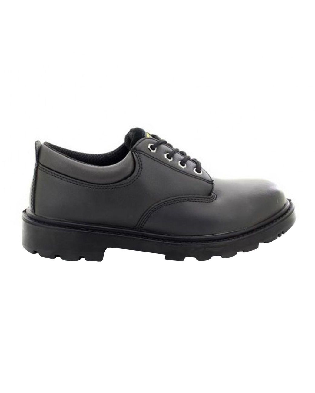 Grafters Black Contractor 4 Eye Safety Shoes for men