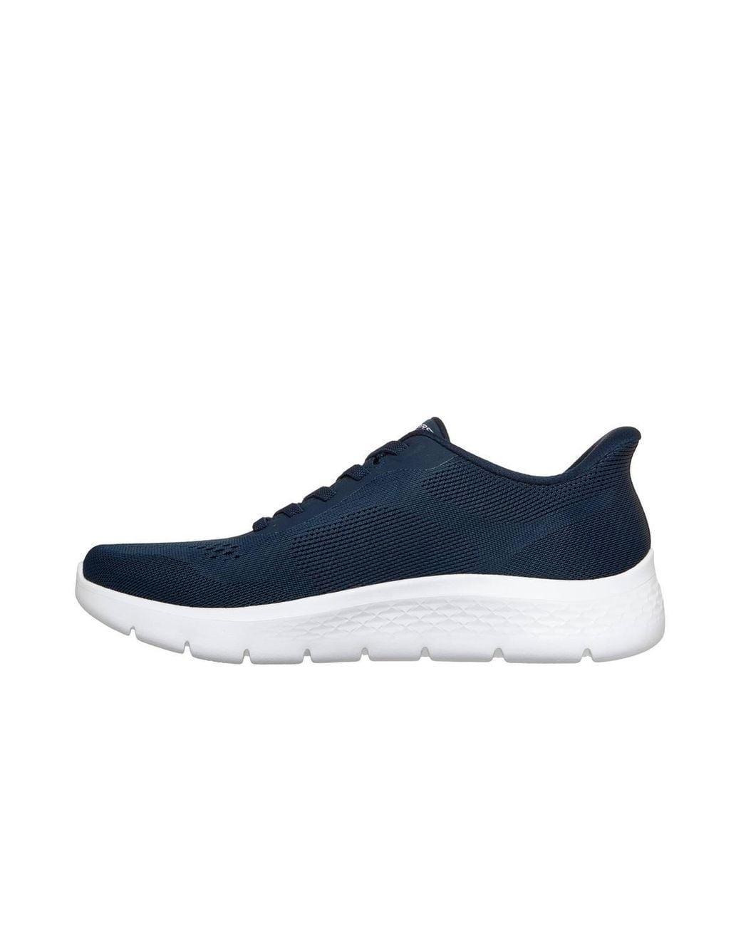 Skechers Blue Go Walk Flex Mesh Bungee Slip-Ins Trainers for men