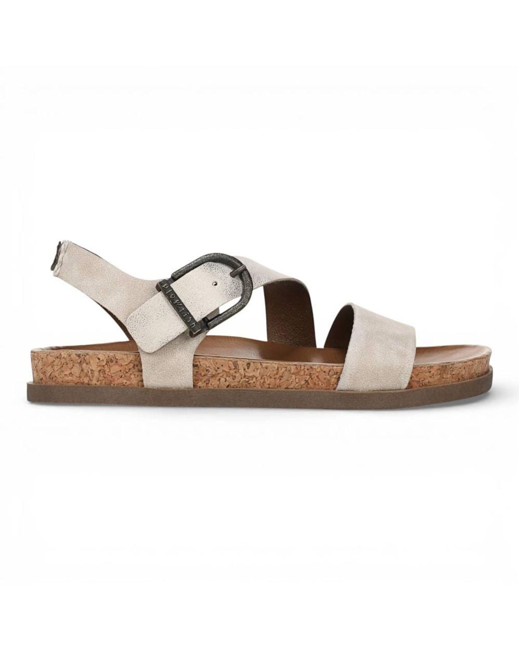 TruClothing Brown Cloud Footbed Strappy Flat Sandals