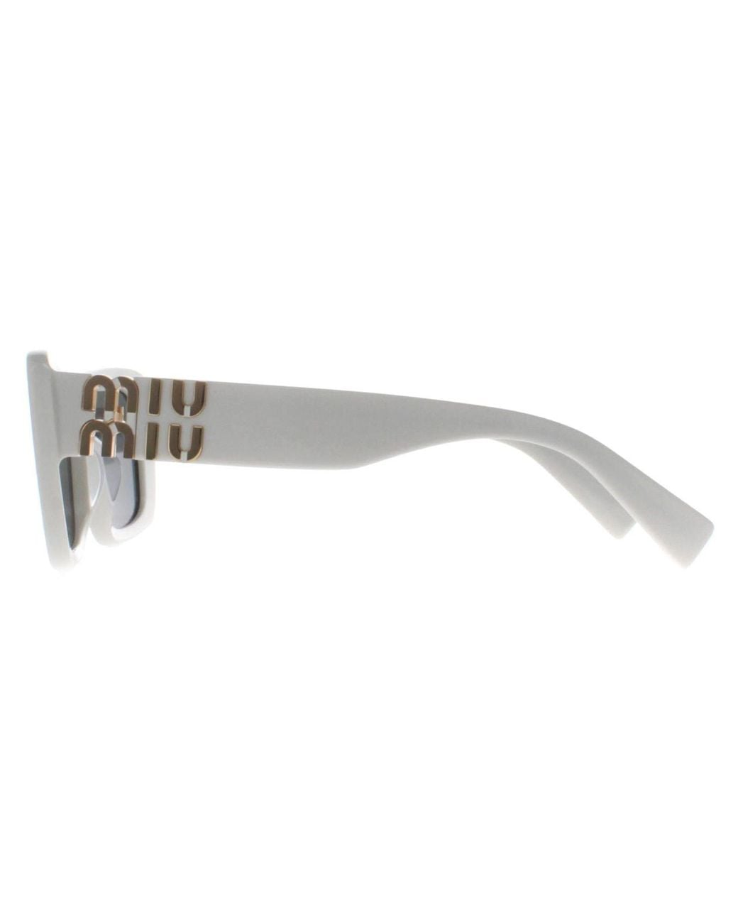 Miu Miu Gray Rectangle Dark Mu07Ys