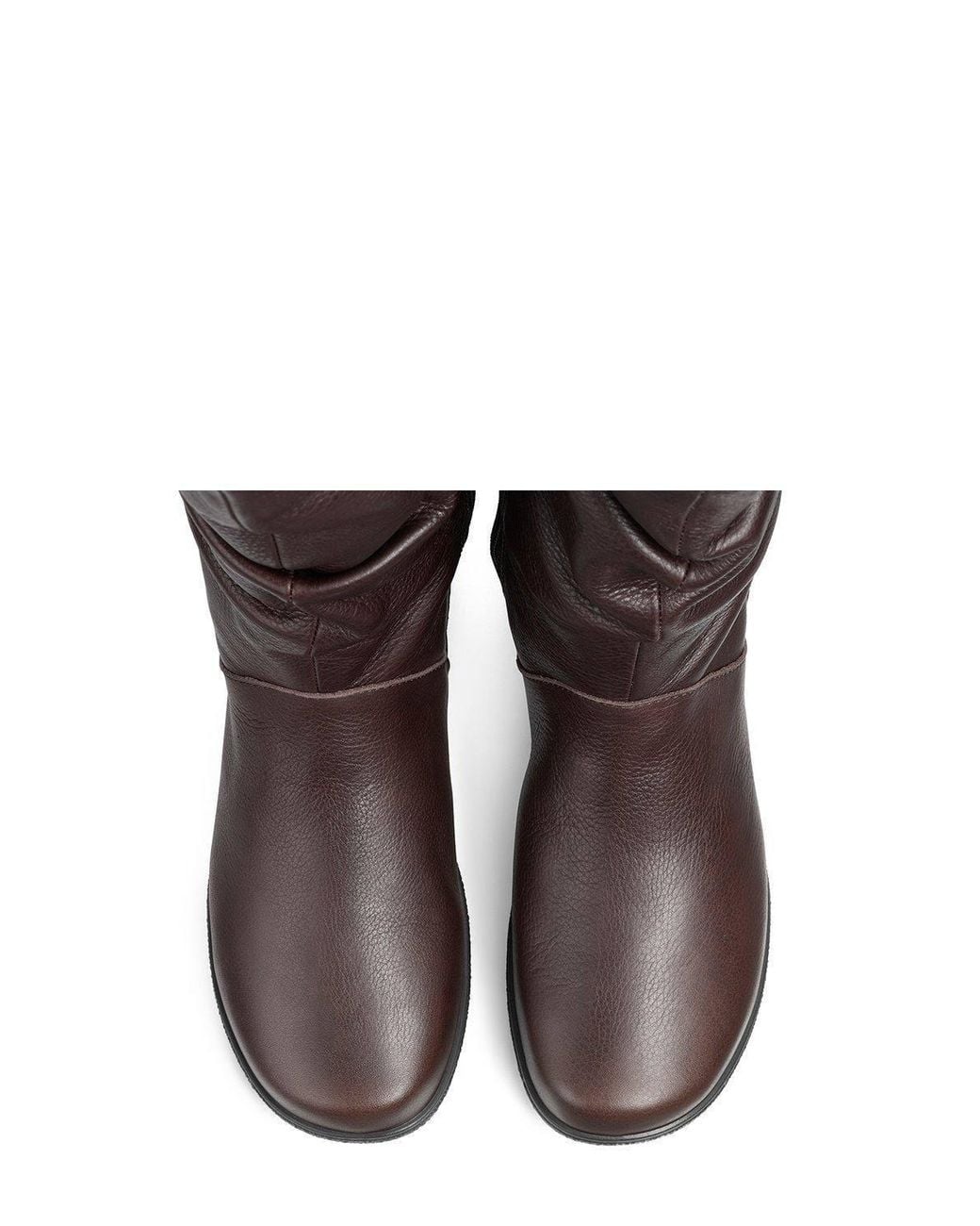 Hotter Brown Extra Wide 'Derrymore Ii Mid Calf Boots