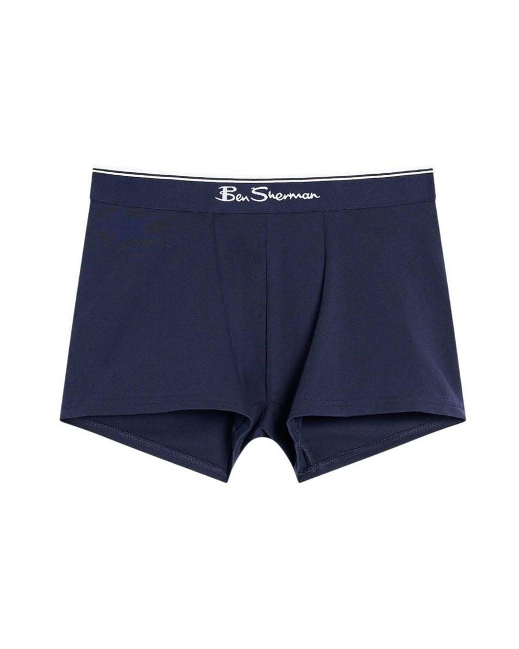 Ben Sherman Blue Mod Signature Stripes Boxer Shorts (Pack Of 3) for men