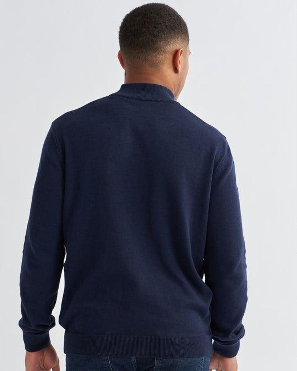 Alse Studio Blue Turtleneck Jumper 100% Cotton Premium Quality for men
