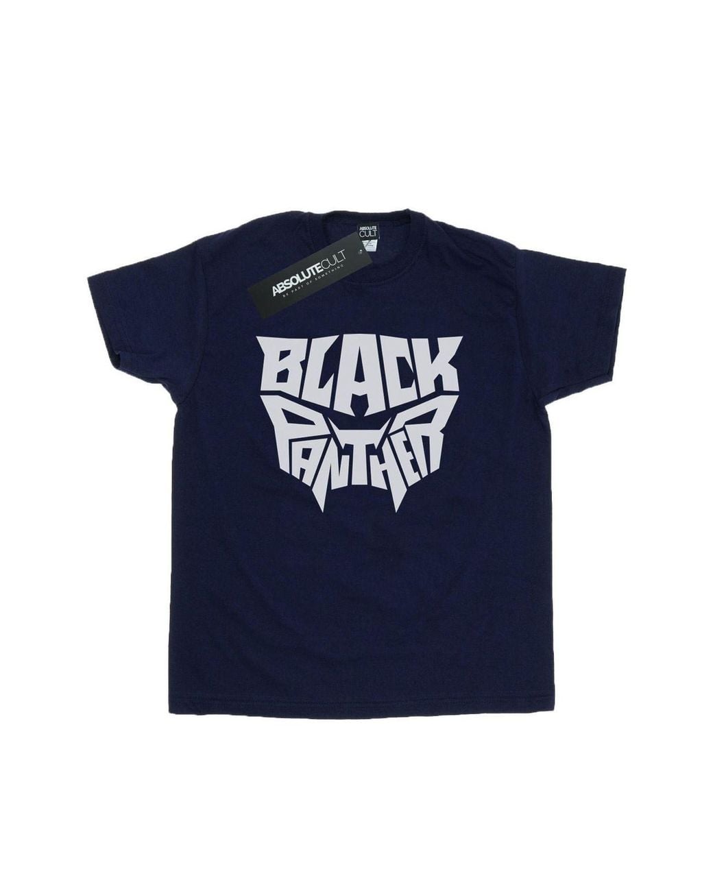 Marvel Blue Panther Worded Emblem T-Shirt for men