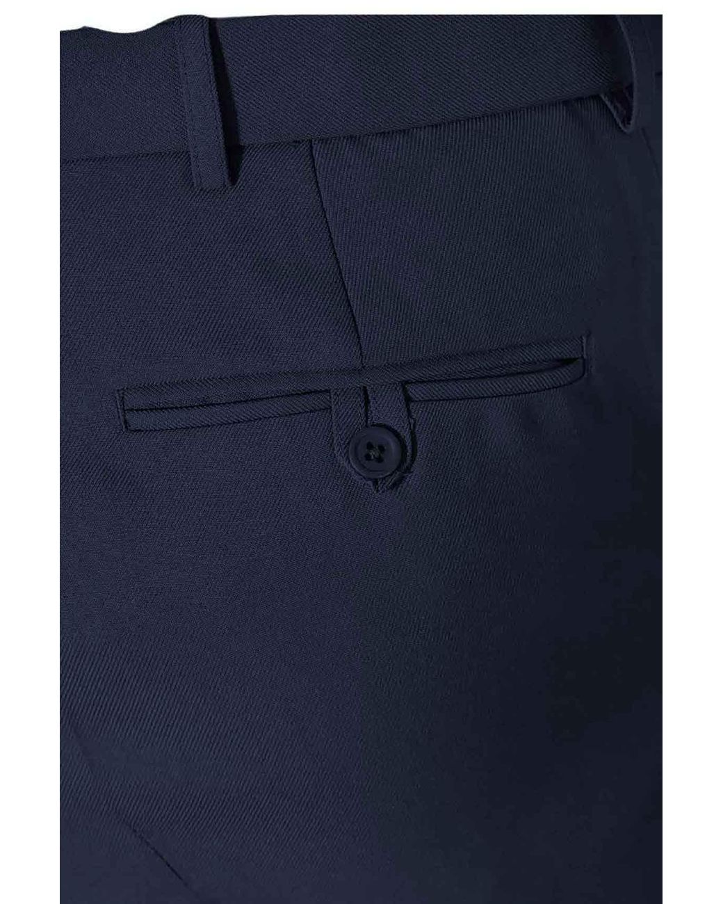 Chums Blue High-Rise Poly Twill Trousers With Stretch Waist for men