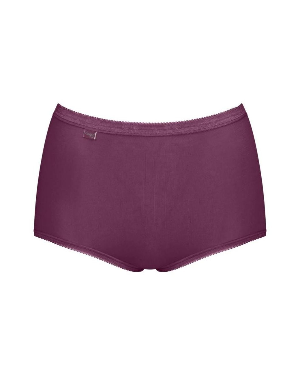 Sloggi Purple Basic+ Maxi 3 Pack Briefs