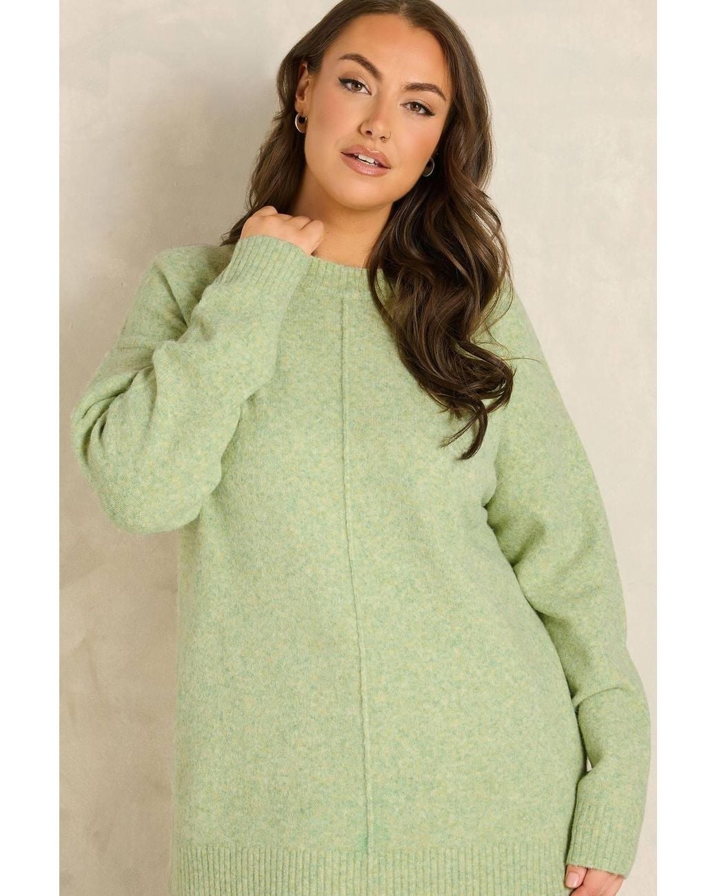 Evans Green Front Seam Jumper