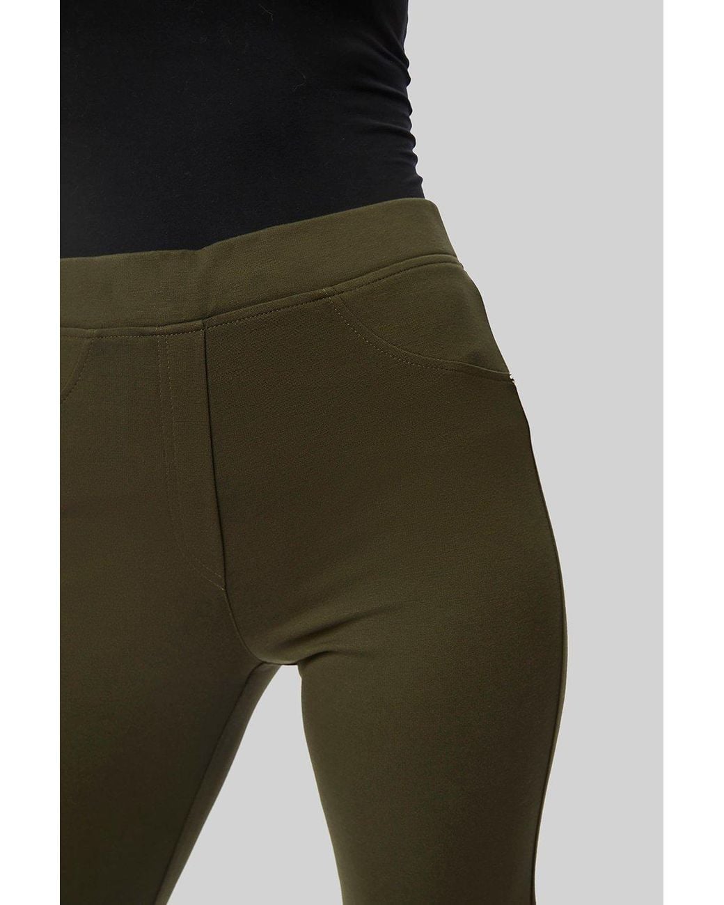 James Lakeland Green Boot Leg Trousers