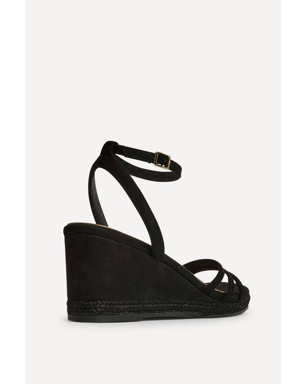 Linzi Black Noma Strappy Wedge Sandal