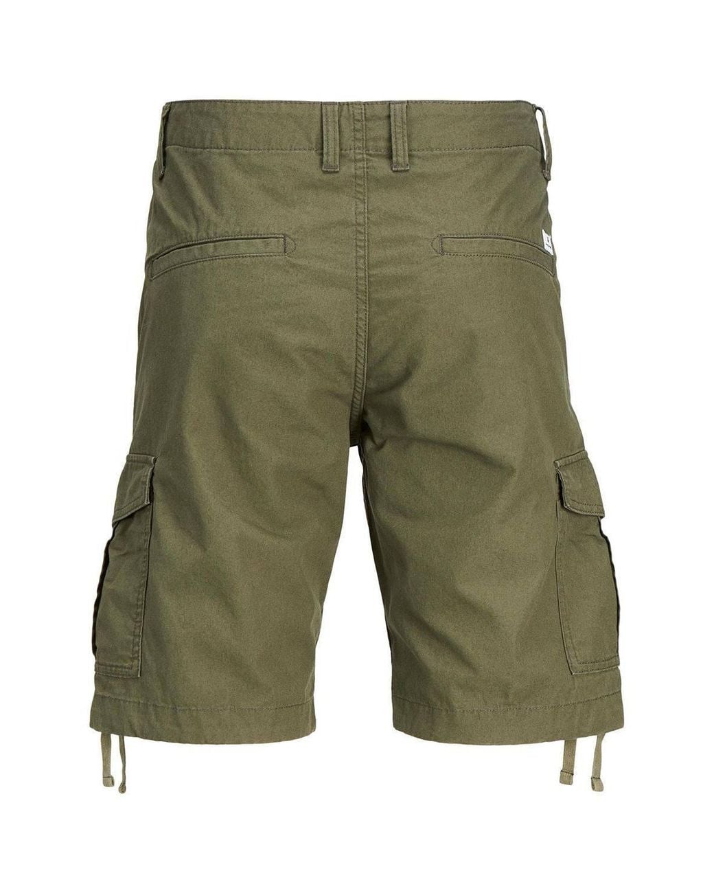 Jack & Jones Green Cargo Shorts Regular Fit Charlie Dave Night for men