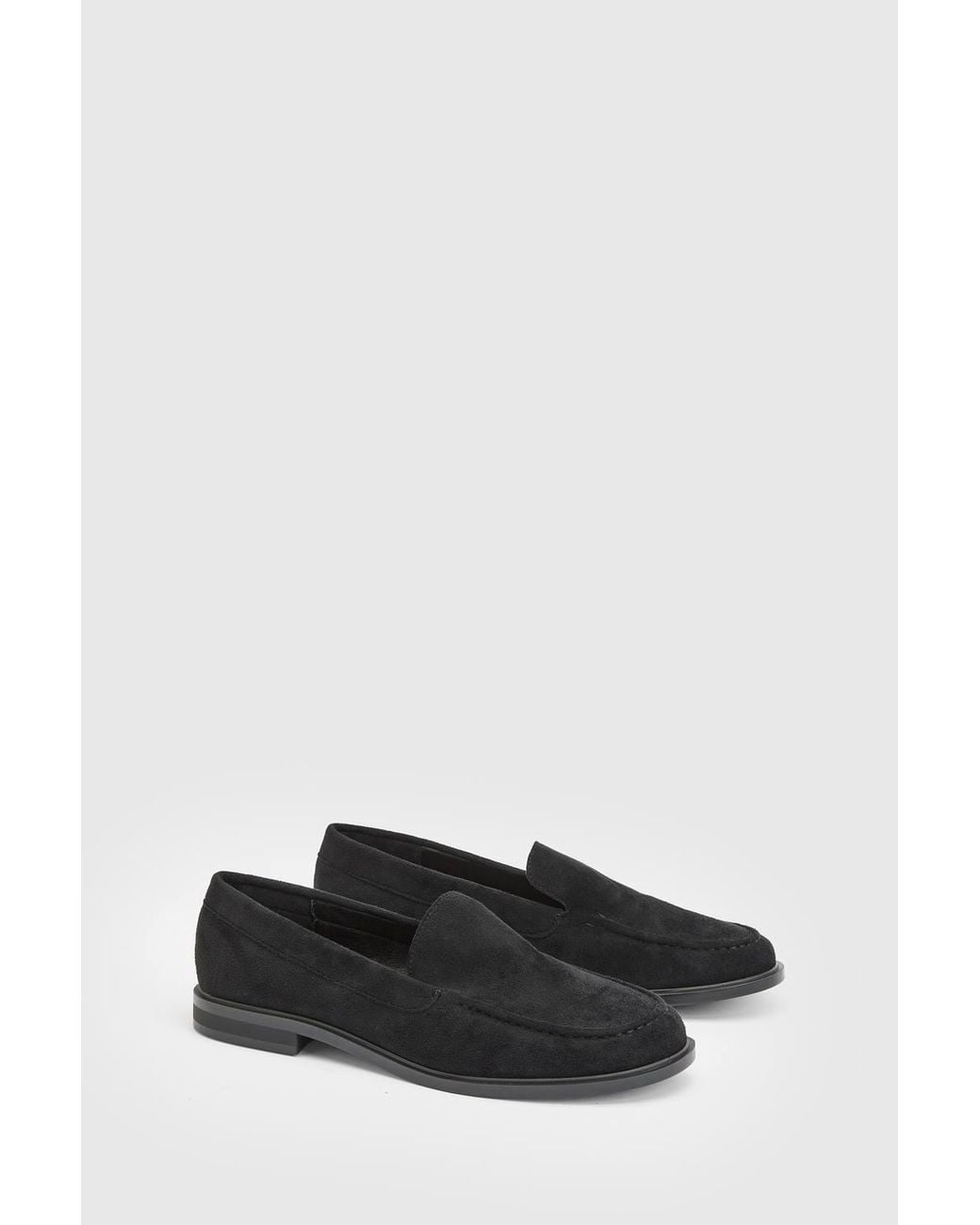 Wallis Black Clara Faux Suede Loafers