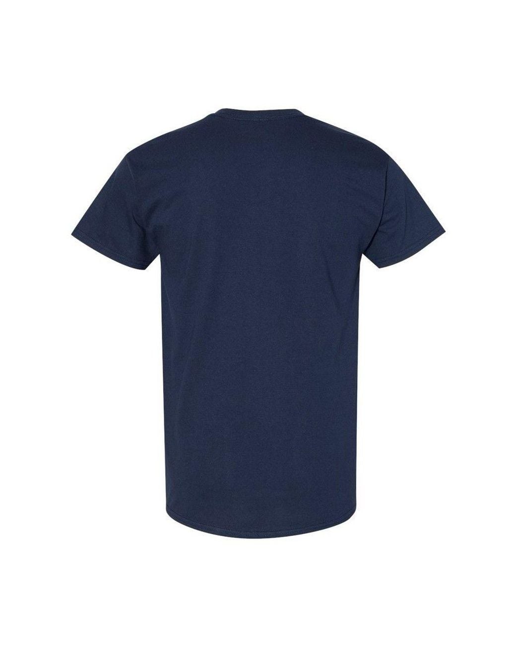 Gildan Blue Heavy Cotton T-Shirt for men