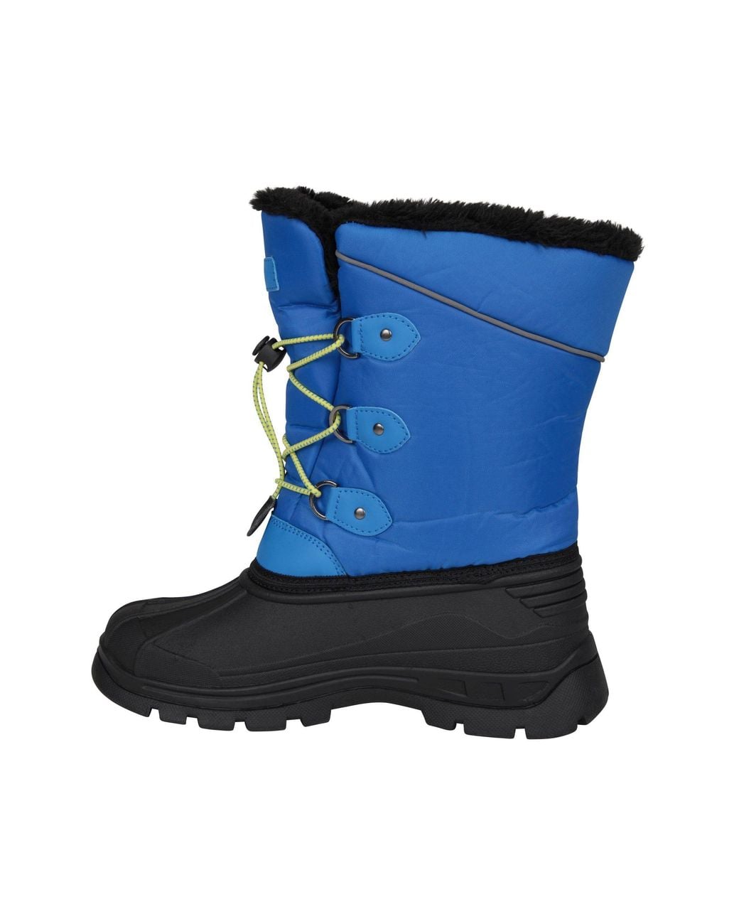 Mountain Warehouse Blue 'Whistler' Snowproof Winter Sherpa Lining Snow Boots