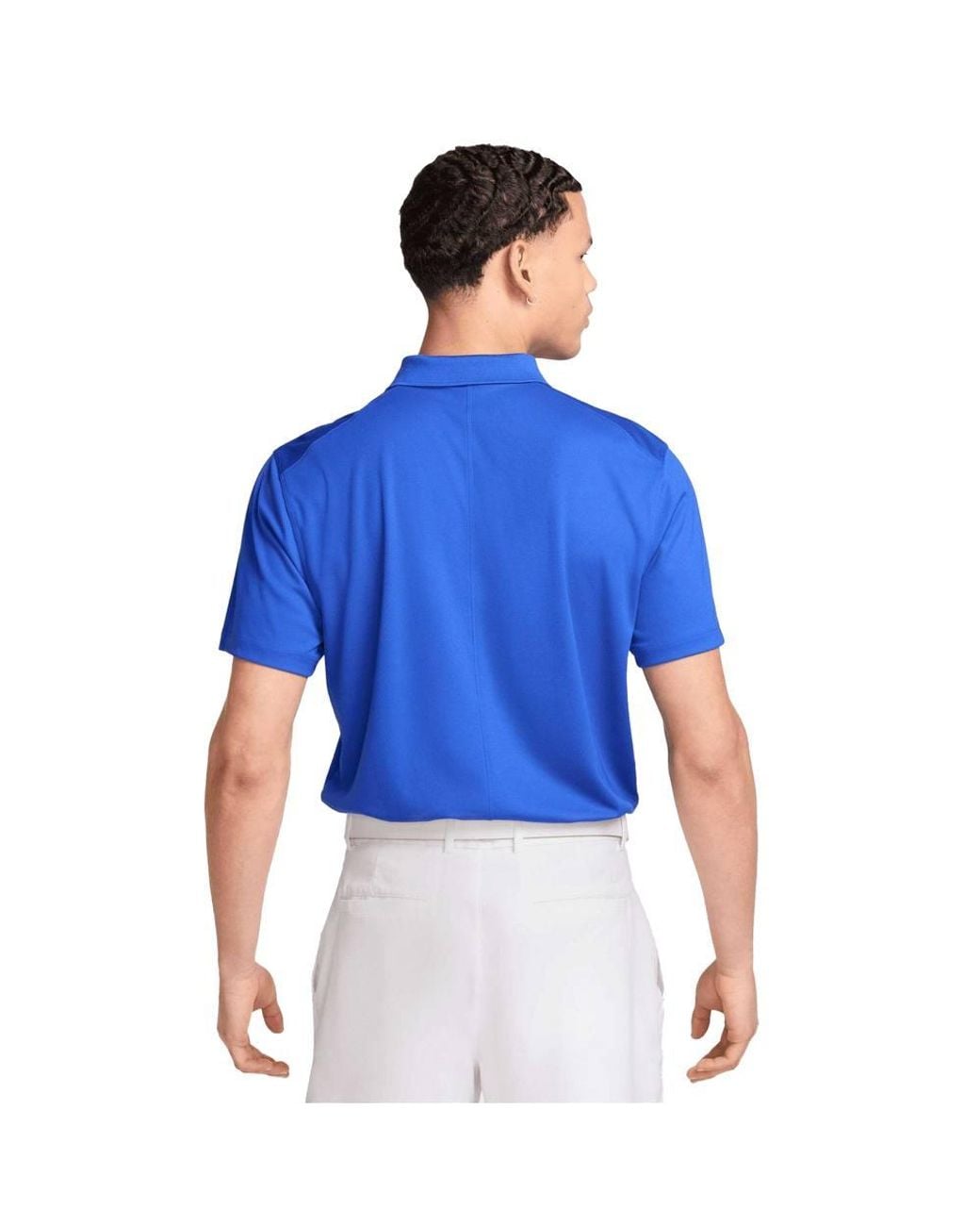 Nike Blue Victory Solid Polo Shirt for men