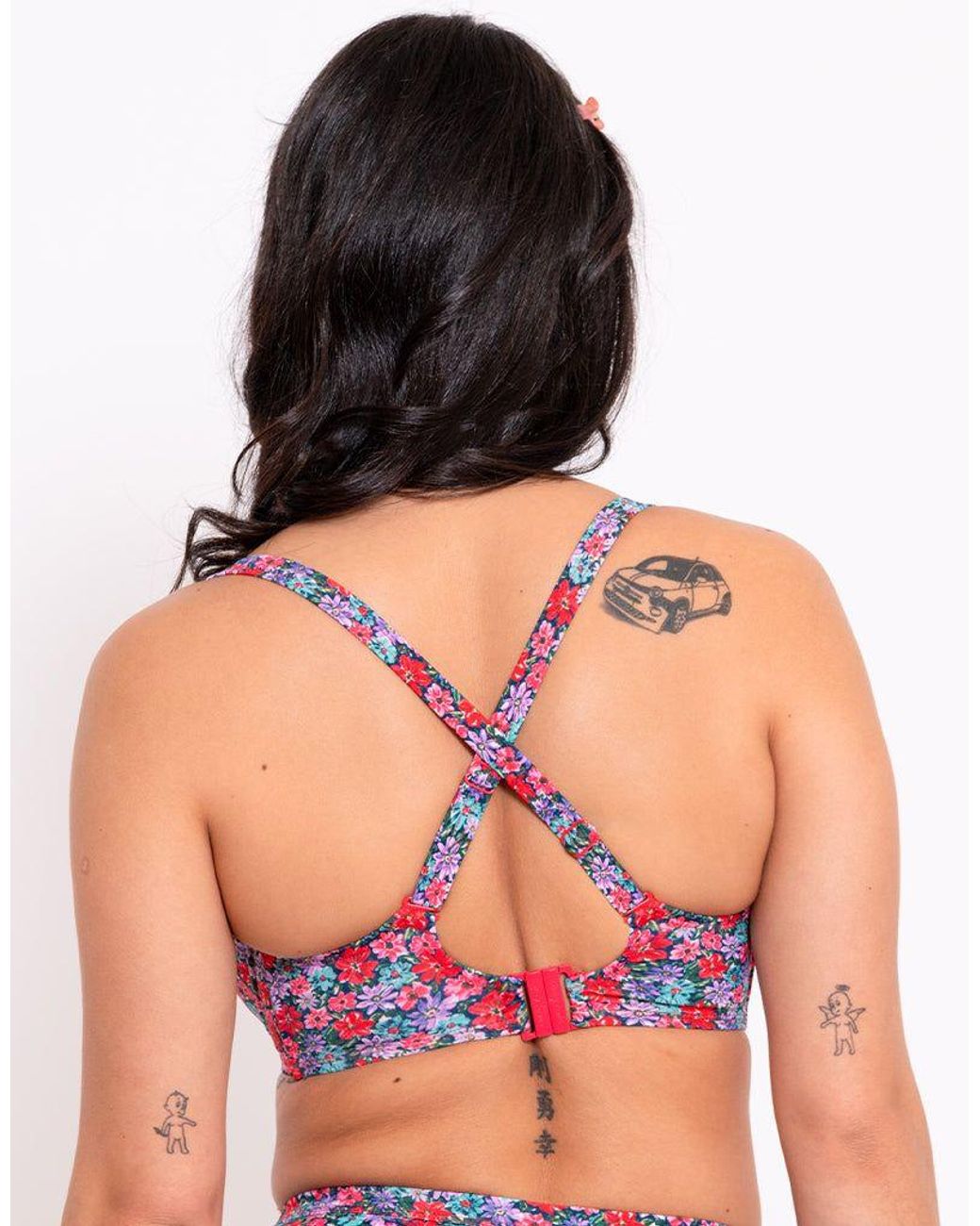 Curvy Kate Purple Kitsch Kate Multiway Balcony Bikini Top Underwired