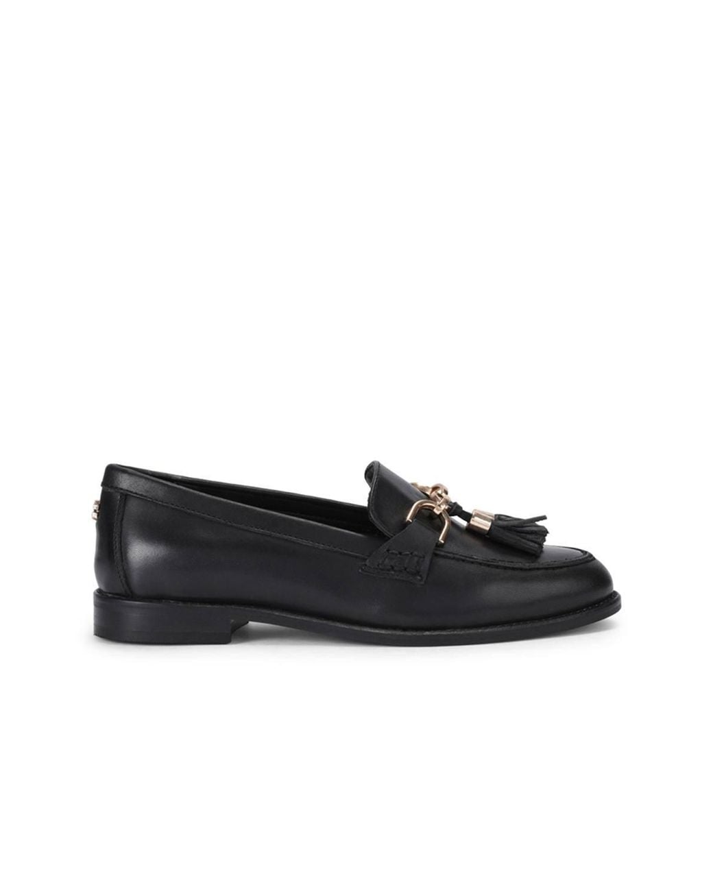 Carvela Kurt Geiger Black 'Loretta' Leather Flats
