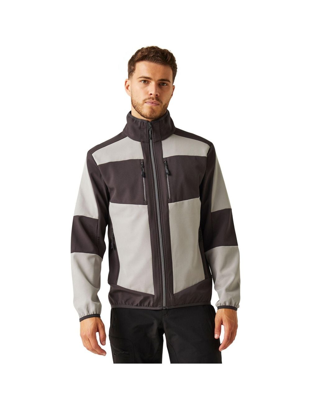 Regatta Black 2 Layer Soft Shell Jacket for men