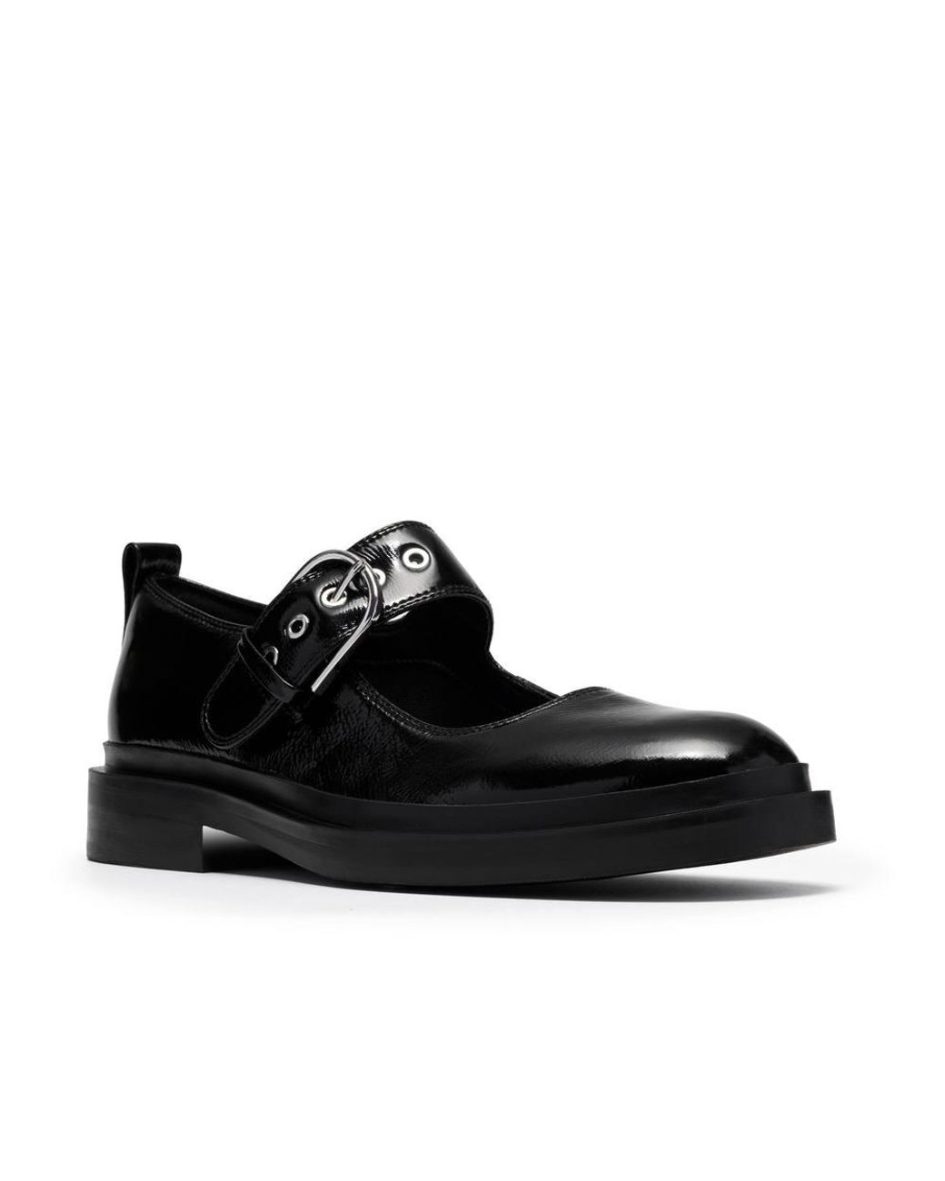 Clarks Black Previa Bar Patent Mary Jane