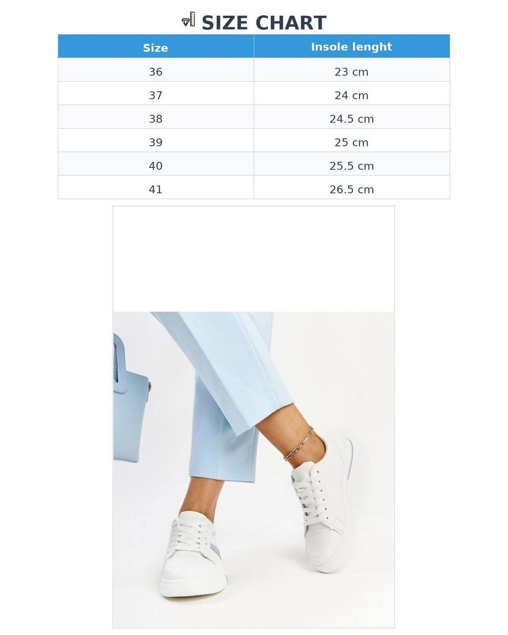 KDMD Blue Zorica Sport Sneakers With Rubber Sole & Lace Up Comfort