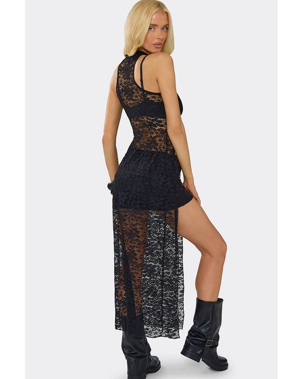 EGO Black Low Rise Mini Skirt