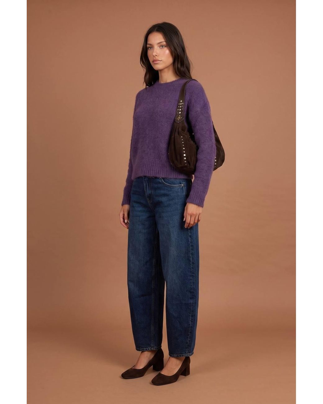 Urban Bliss Blue Wool Blend Jumper