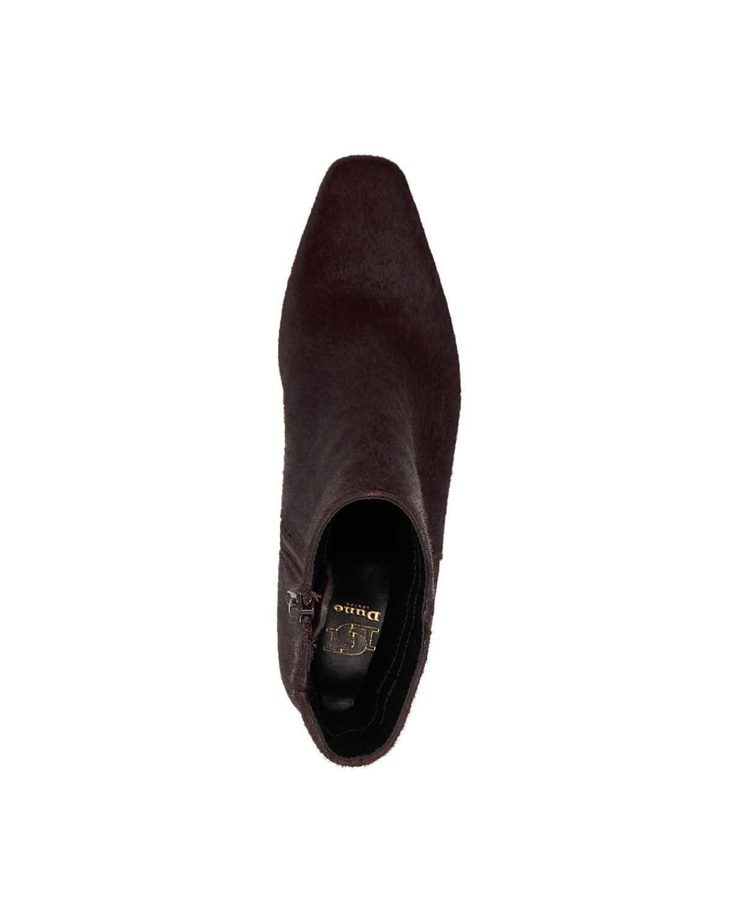 Dune Brown 'Overly' Leather Ankle Boots